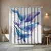 A Bathroom Shower Curtain Featuring Ocean Activities And Ocean Day Design, Includes 12 Hooks, Measuring 70.87*70.87inch, Perfect