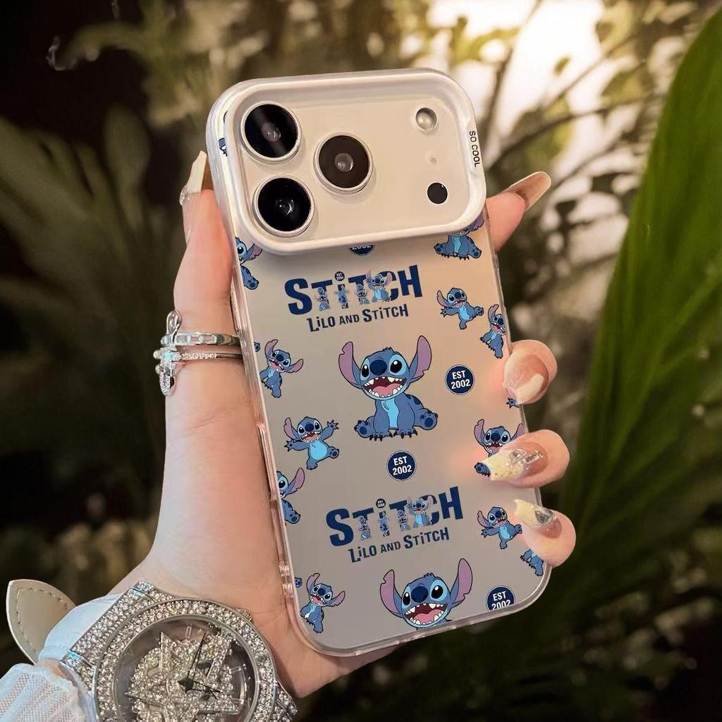 Apple iPhone 17 Pro Full Screen Stitch Case: Silver Shell Anti-Fall Protection for iPhone 16/15/14/13