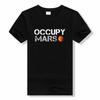 Space Explorers Occupy Mars T Shirt Fashion Graphic Men Summer Short Sleeve Cotton Harajuku T Shirt Loose Fitting Letter Tees