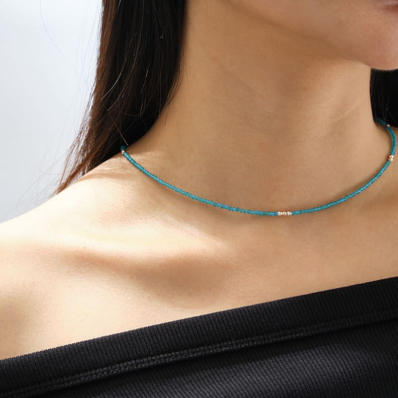 Cotoit Blå Anemon pärlor Halsband