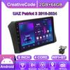 Android Car-Play Car Radio For UAZ Patriot 3 2016-2024 Multimedia Player Head Unit Stereo GPS Navigation BT WIFI,2+64GB