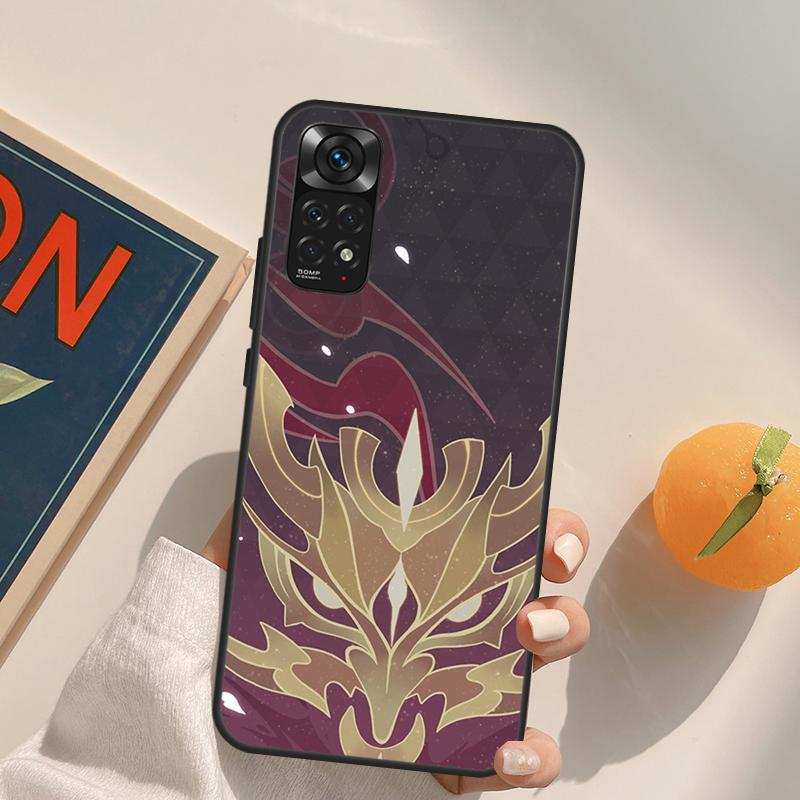 Genshin Impact Arataki Itto Case For Xiaomi Redmi Note 10 11 8 9 12 Pro Redmi Note 12S 11S 10S 9S 9C 10C 10A 12C Coque
