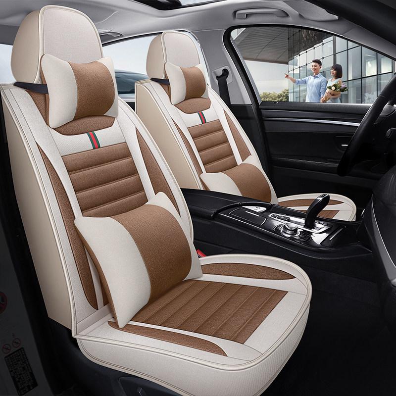 Volkswagen Santana Full Coverage Universal Leather Seat Covers - Four Seasons, 2019 Model.