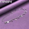 CHSHINE 925 Sterling Silver Clover Charm Bracelet For Women Wedding Party Fashion Chain Jewelry