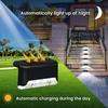 ®RisingFF Set of 8 Outdoor LED Solar Lights, Waterproof, for Patio, Staircase (White Light) [Energy Class A]