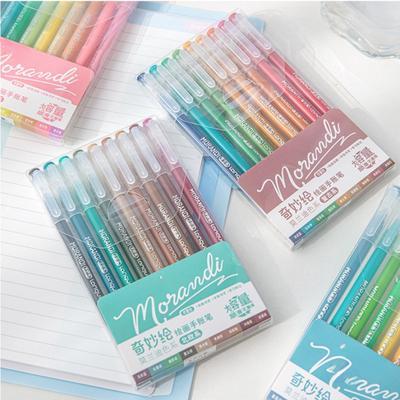 Bolígrafo de Gel resaltador de 9 colores para niños, bolígrafo de grafiti para álbum de recortes, papelería colorida de 0,5mm, diario, suministros de escritura y dibujo