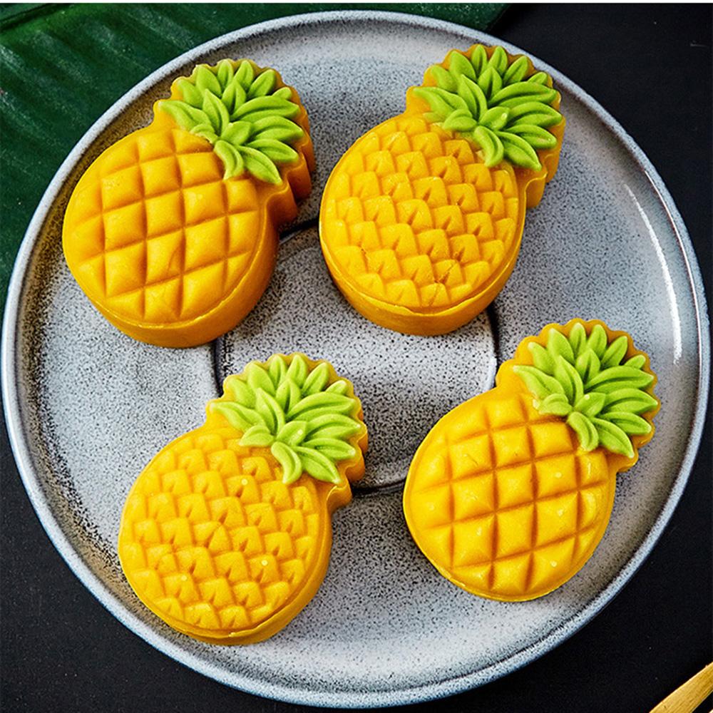 Press Household Items 3D Pineapple Bakeware Tools Mooncake Mold Pineapple Mooncake Cookie Cutter