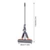 Floor Roller Mop Adjustable Handle Floor Roller Mop In PVA Sponge Efficient Cleaning Absorbent Sponge Mop For Hardwood Tile