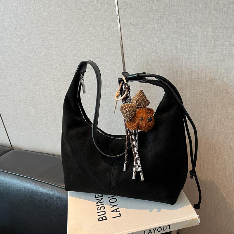 Retro Style Bag Women's New Trendy Casual Versatile High Sense Large Capacity Armpit Crossbody Dumpling Bag