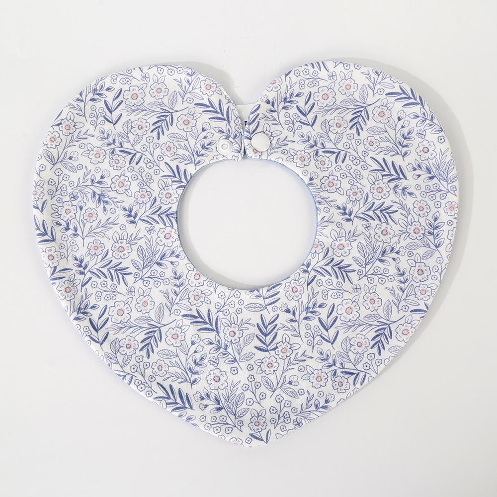 Korean Style Cotton Baby Bib - Double-Sided & Versatile for 0-2 Years
