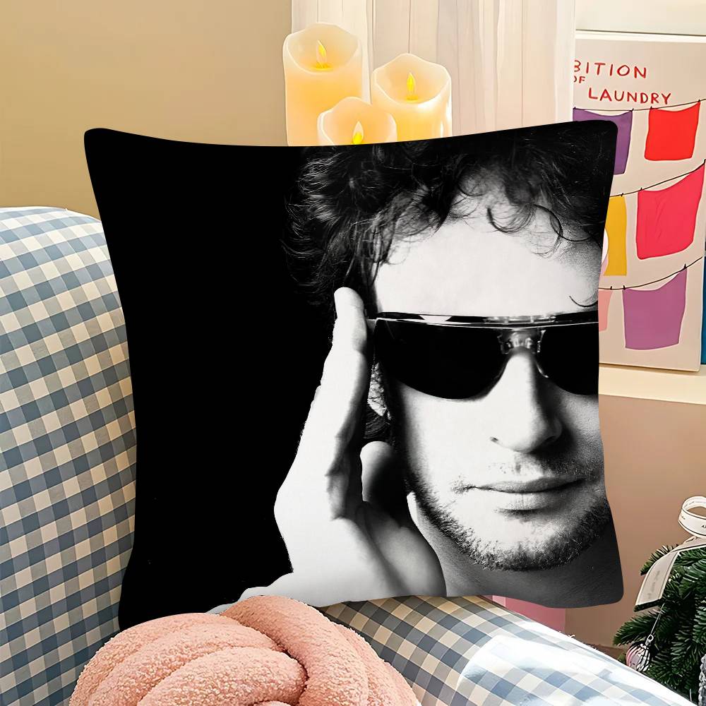 pc GGustavo Cerati Pillow Case Fashion Square Pillowcase Bedroom Sofa Room Ins Decoration Leisure