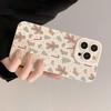 Christmas Gingerbread Man Print Case for iPhone 16 15 14 11 13 12 Pro Max Cover iPhone 16E 7 8 Plus SE 2022 Winter Pattern Shockproof Soft Phone Cover
