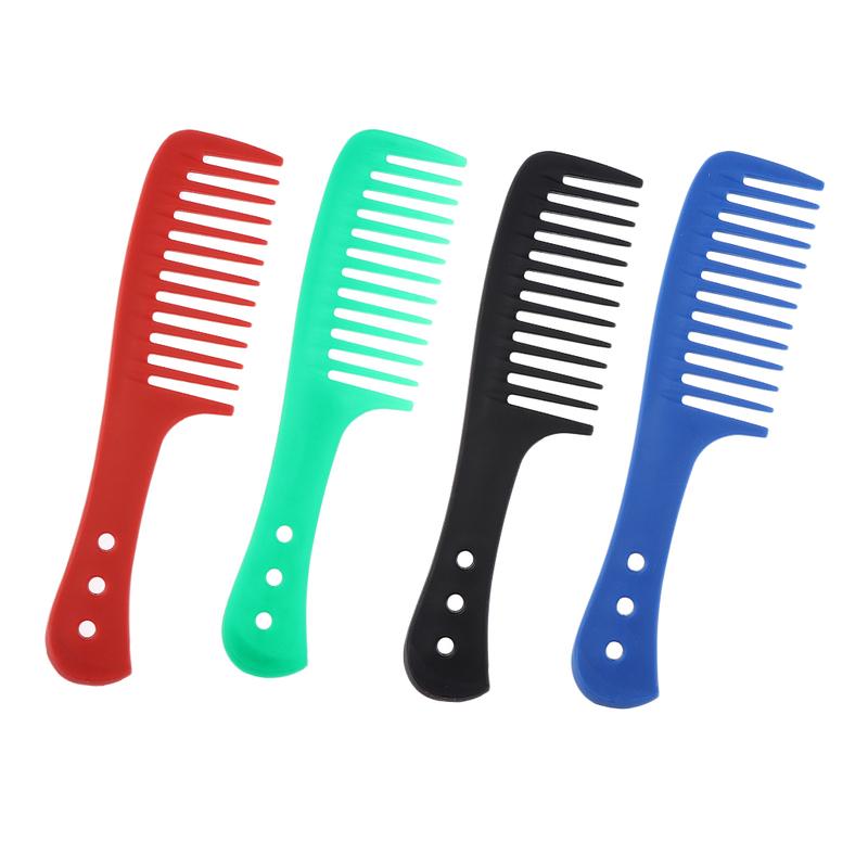 Smooth Hair Comb Plastic Wide Tooth Detangler Comb for Women’s Professional Hairdressing Salon Styling Tools