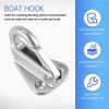 A03E-Marine Boat Fender Hooks Stainless Steel Spring Snap Type Fender Fending Hook Hanger 1 Pcs