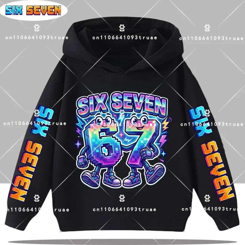 

Bruh 67 Six Seven Funny Brainrot Meme Children s Hoodie Boys Girl Hooded Pullover Hiphop Streetwear Soft Casual Warm Sweatshirt 110