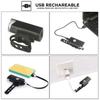 Bike Bicycle Light Usb Led Rechargeable Set Mountain Cycle Front Back Headlight Lamp Flashlight Cycling Safety Warning Light