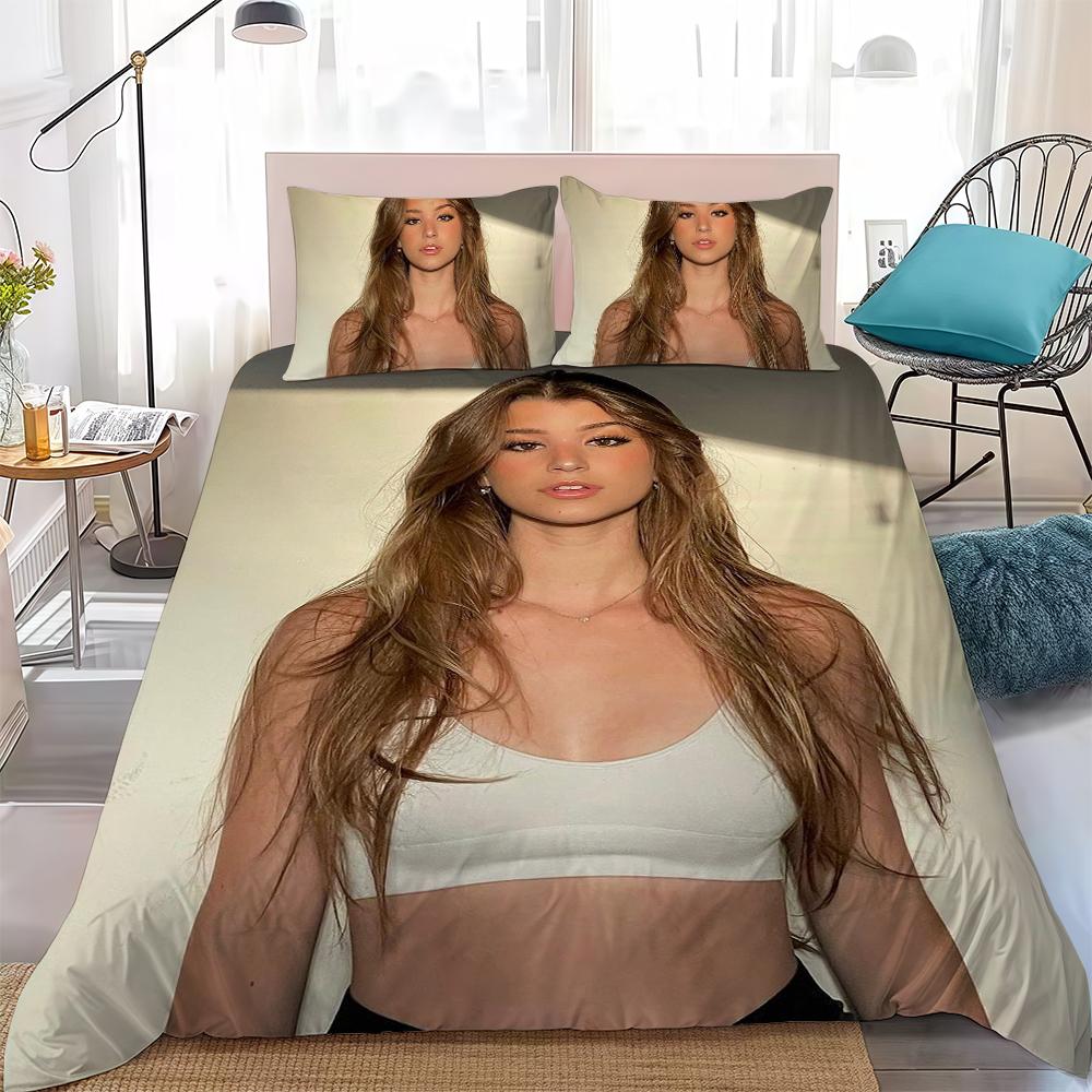 Fashion B-Brooke Monk Duvet Cover Set Home Style Bedding Soft Laundry Cotton Bed 3 Piece Set Student Dormitory Gift