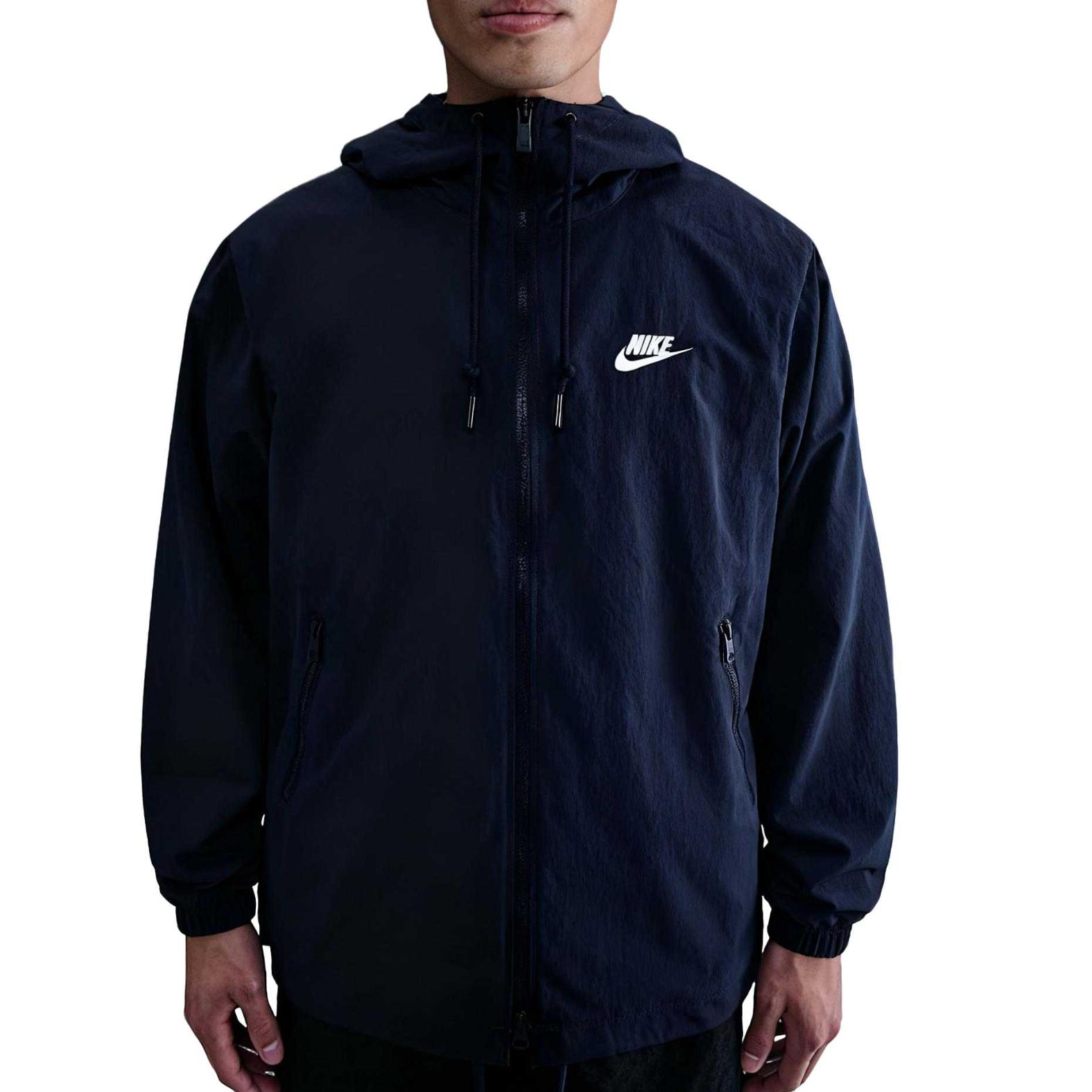 Nike Jackets Men s Midnight Blue Hooded Moderate Instructor FB7398-410 S