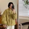 Women's Jacket Korean Version Stand Collar Short Cotton-padded Jacket Thickening Warm Parkas Winter Vintage Coat