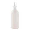 Hestia White Ribbed Set Of 2 Oil Bottles