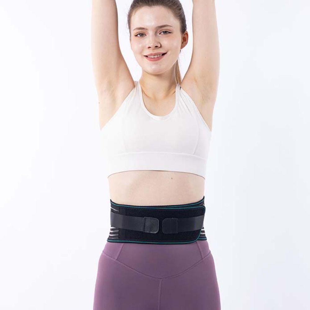 4 Steel Stays Lumbar Support Belt Compression Fitness Waist Protector Lower Back Brace Sciatica