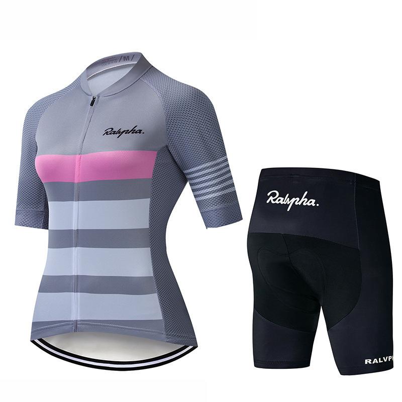 Summer Short-sleeve Cycling Suit Set Quick-dry Breathable Cycling Sweatshirt Cycling Gear Women's Slim-fit Cycling Suit