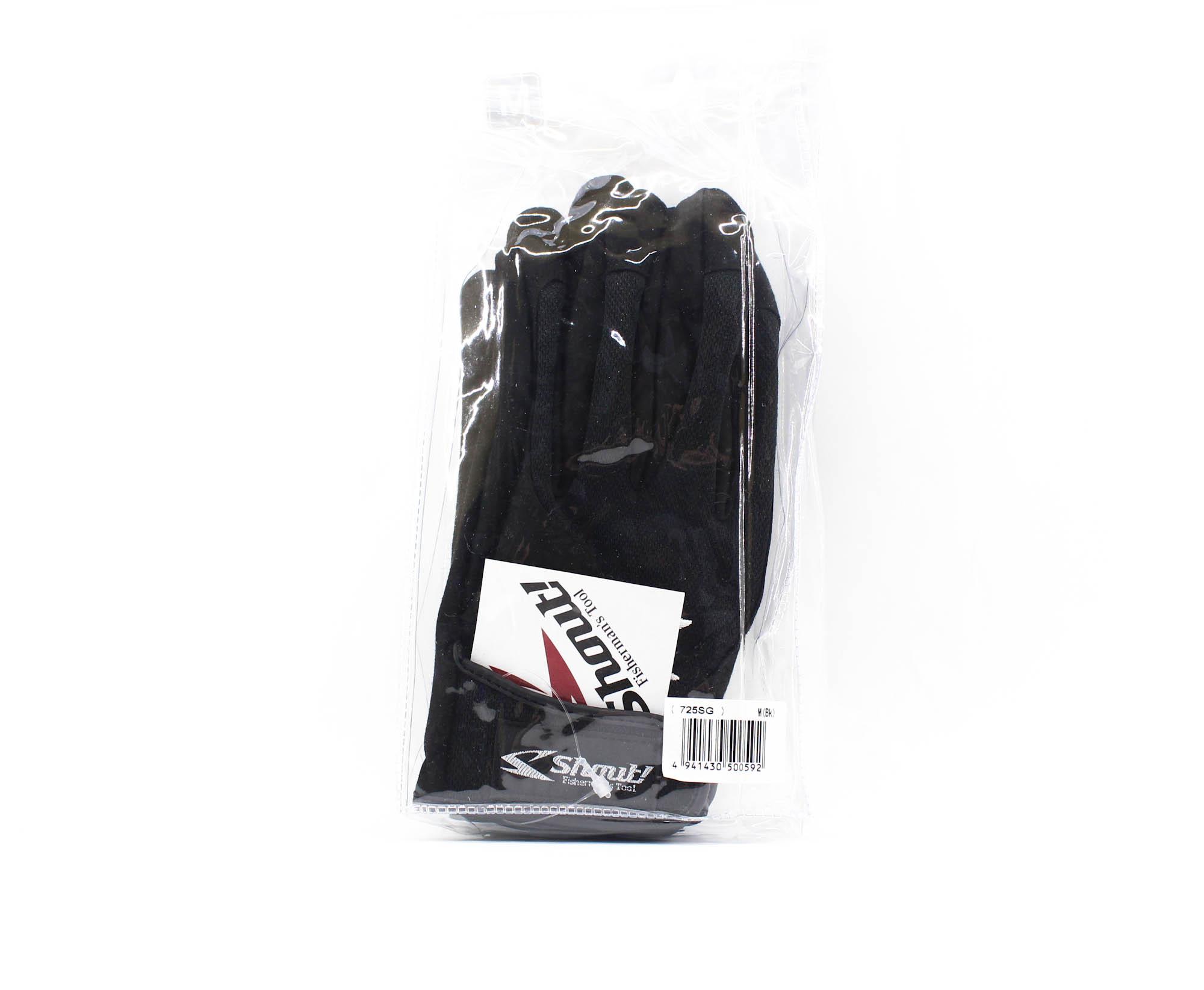 Gant Court Maille Noir Shout 725-SG Taille L - Vélo Sport