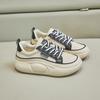 Spring White Shoes New Sports Running Female Student Height-enhancing Casual Shoes