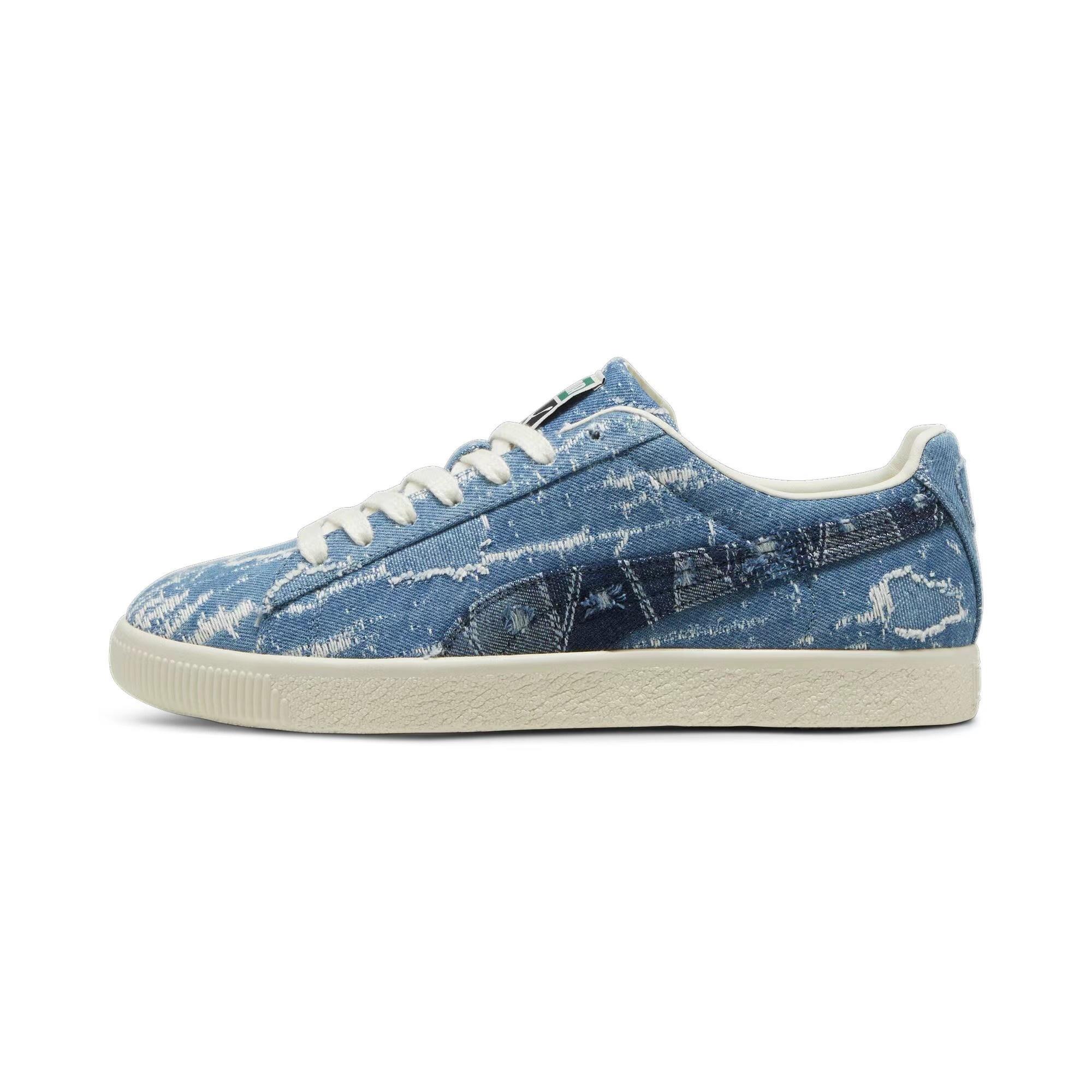 PUMA Clyde Denim Teal White Men s 399655-01 EU 37
