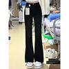 American Retro Flared Jeans for Women, Early Spring New Style, Plus-Size High-Waisted Slimming Hip-Covering Stretch Flared Pants