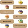 Glitzer-Knödel Squishies Weiches Süßes Langsamer Rückprall Stressabbau Spielzeug für Kinder und Erwachsene Büro Wohnkultur Geschenkidee