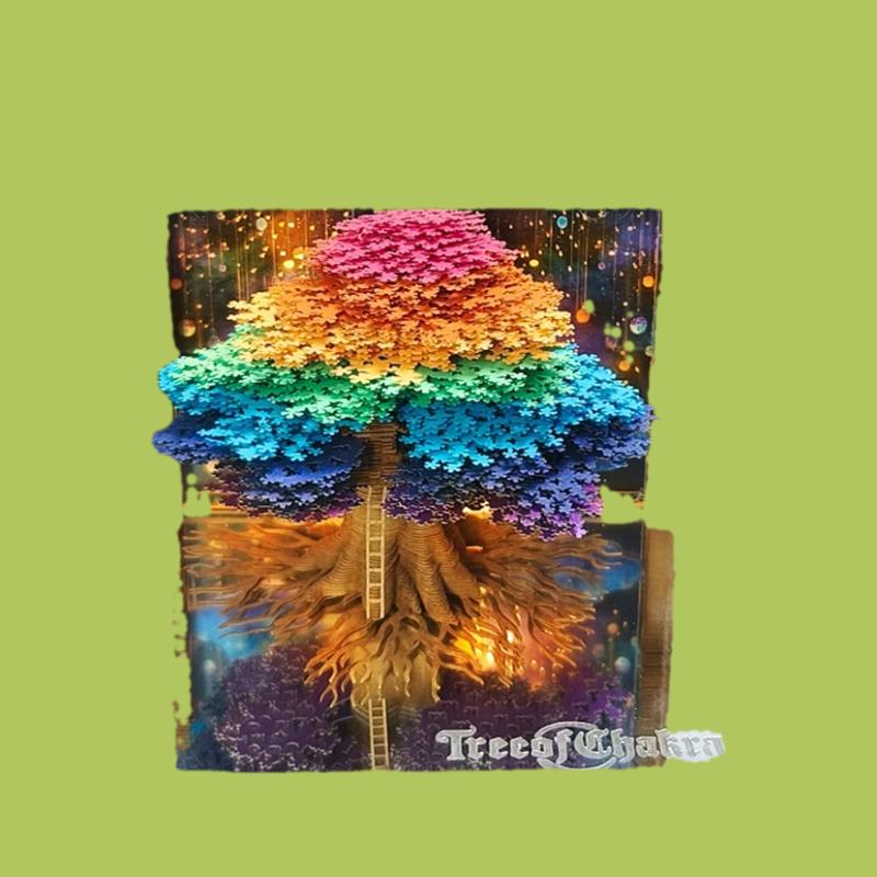 Time Piece Calendar 2026 Desk Calendar With LED Light 3D Tear-Away Calendar Paper Carving Art Memo Pad Notepad Gift Christmas