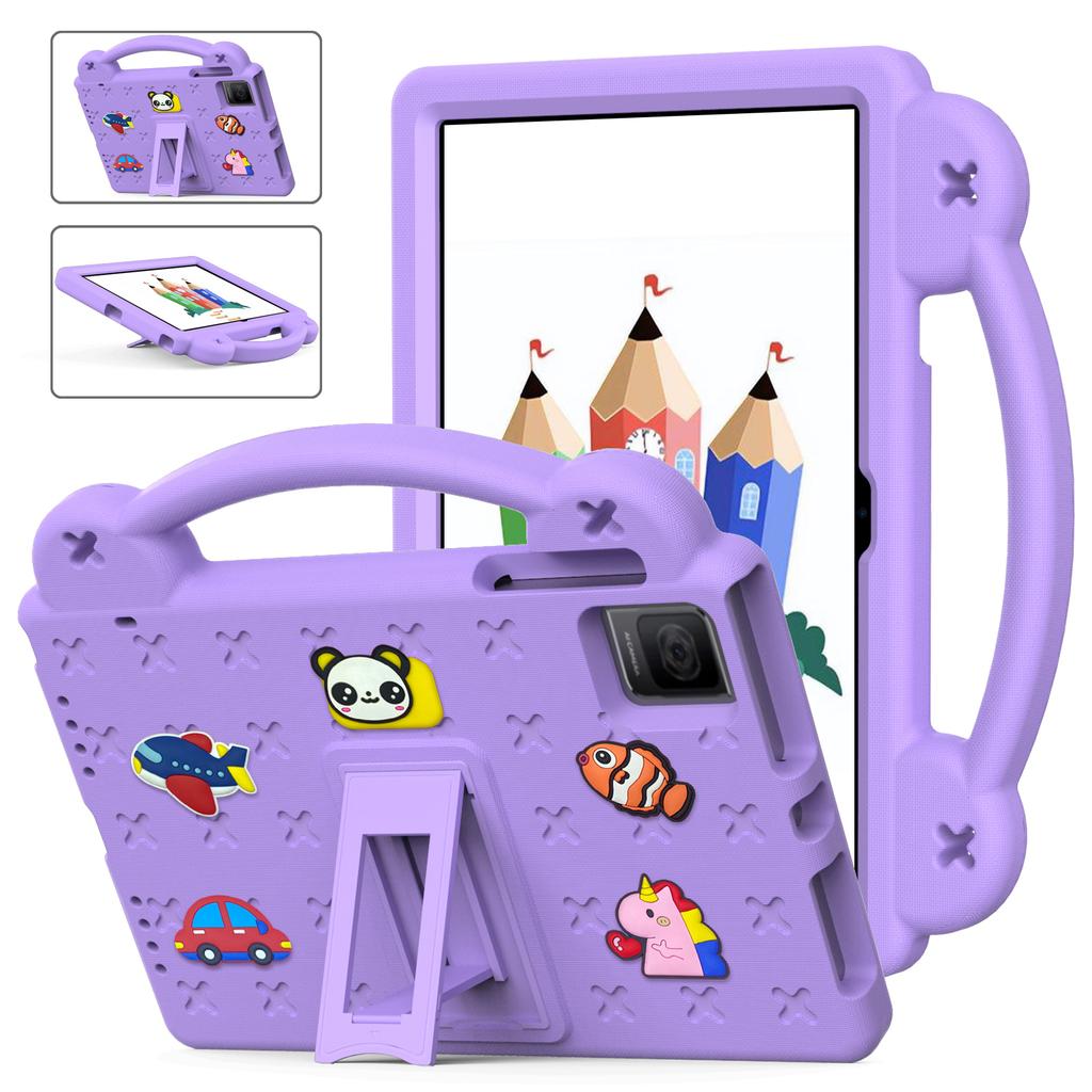 For TCL Tab 10 Gen 2/T-Mobile REVVL Tab Case EVA Cute Patterns Tablet Cover with Kickstand and Handle