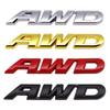 3D Metal Car Letters AWD Logo Emblem Sticker Fender Trunk Badge Accessories For Honda Civic CRV Subaru Mazda Toyota RAV4 Kia