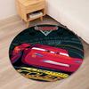 Cars Printed Round Rug Carpet Chair Rug Area Rug Entryway Doormats,for Office Chair Living Room Bedroom Kitchen Room.