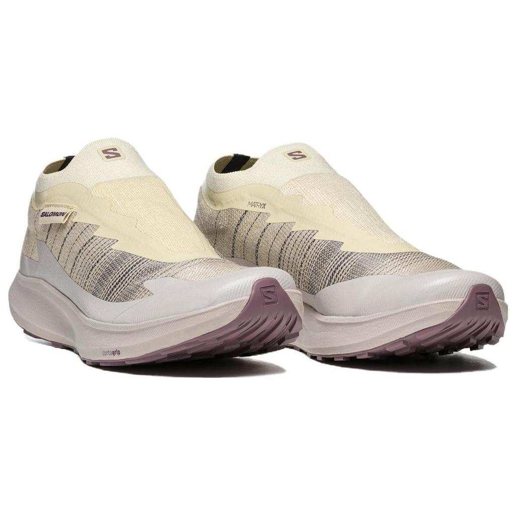 SALOMON Pulsar Advanced Comfortable Slip-Resistant Durable Low-Top Running Shoes Unisex Running Shoes Beige 471317