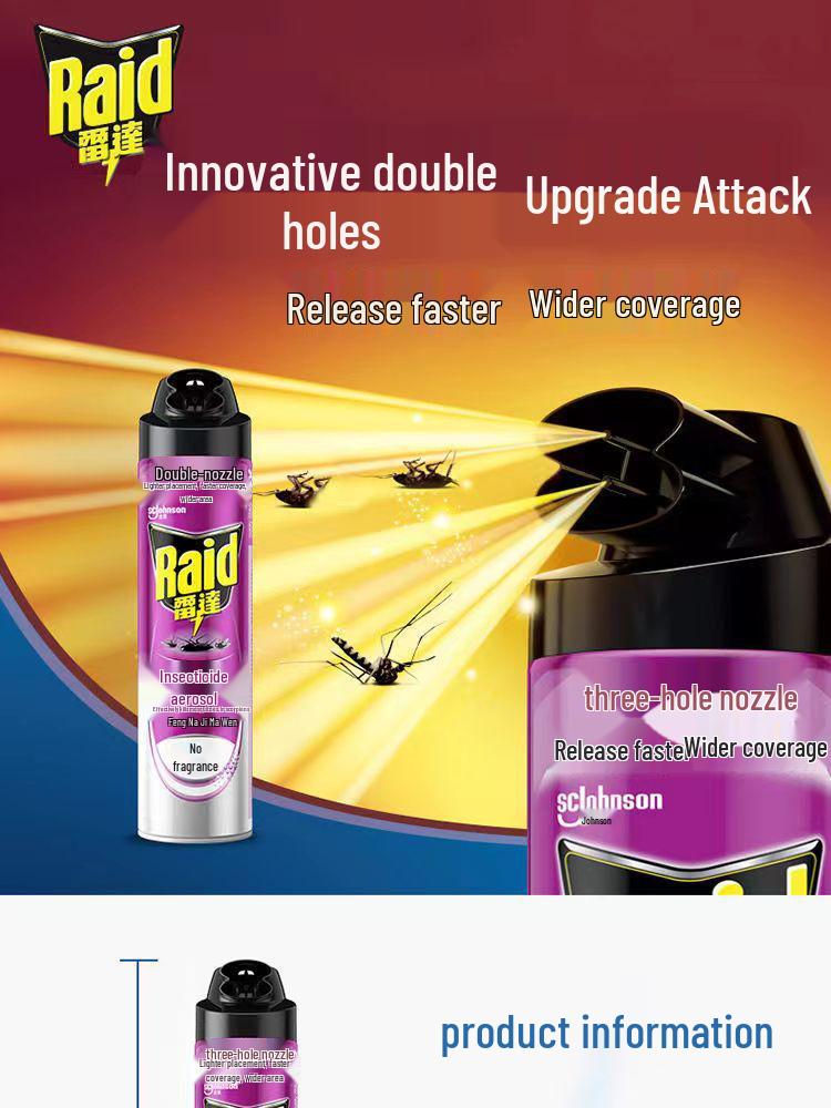 Radar Unscented Insecticide Aerosol - 600ml: Mosquito & Cockroach Killer, Insect Repellent.