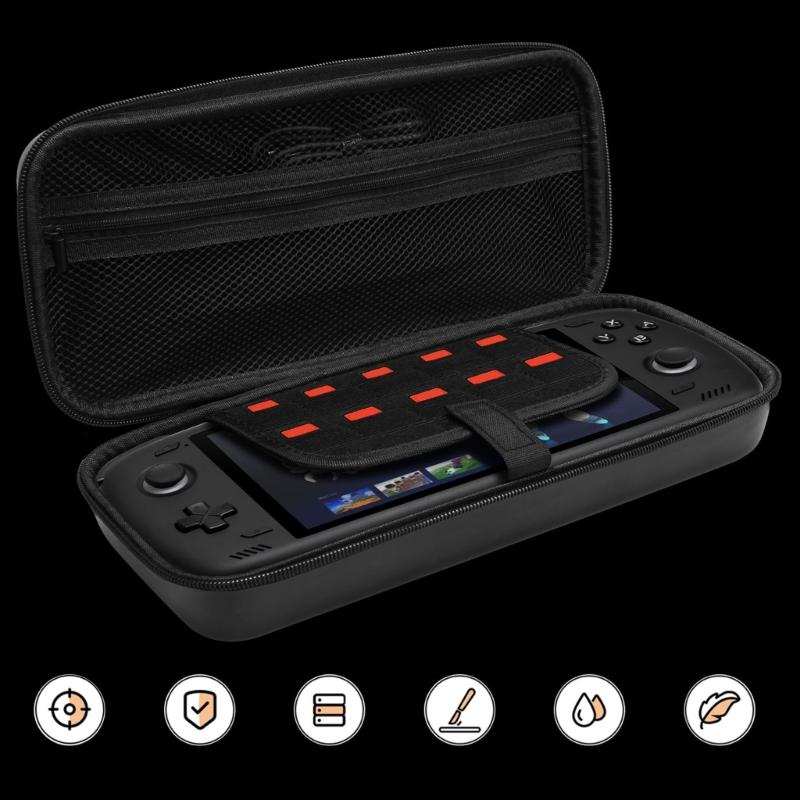Portable Storage Solution Shock-absorb Scratch-resistant Hard EVA Conatiner Case Storage Bag for Odin 2 Consoles
