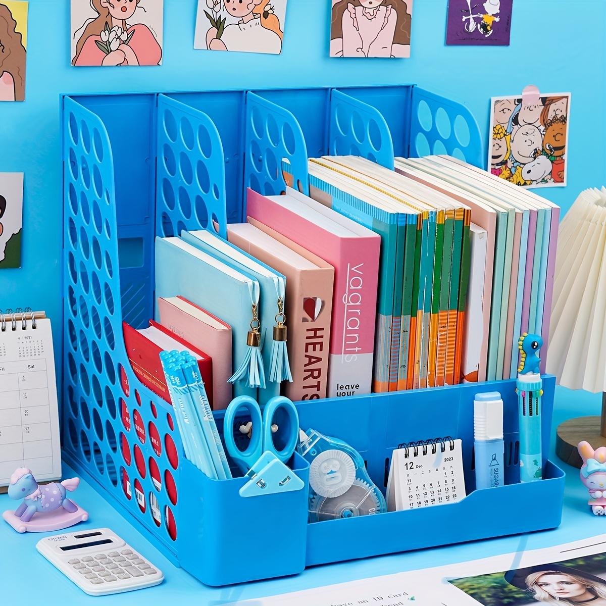 1 Pcs Thickened Quadruple File Bar Desktop File Shelving Storage Box Pen Holder Frame File Box Office Supplies 5700₽