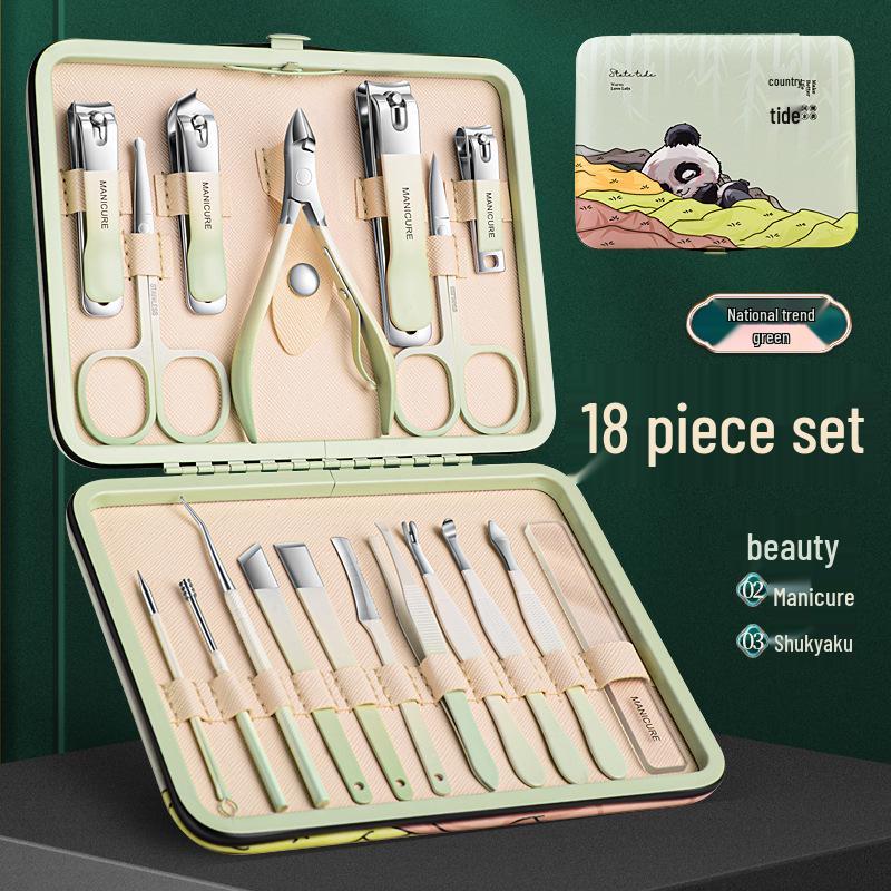 Stainless Steel Manicure & Pedicure Nail Clipper & Knife Set - National Tide Collection