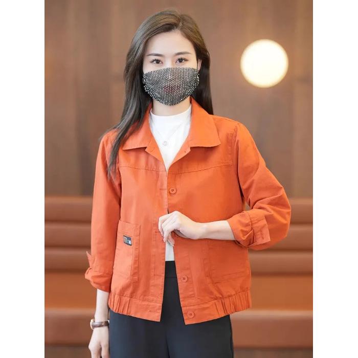 Casual Jacket Short Coat Women's Spring and Autumn New Versatile Slim Frock Jacket