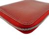 LOUIS VUITTON M6015M Card Case Epi leather Zip around purse Coin case Red leather Used