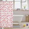 1pc Pink Pig Shower Curtain 72"x72" Kids Cute Pigs Bathroom Shower Curtain Set for Teens Farm Animal Bath Curtain Waterproo