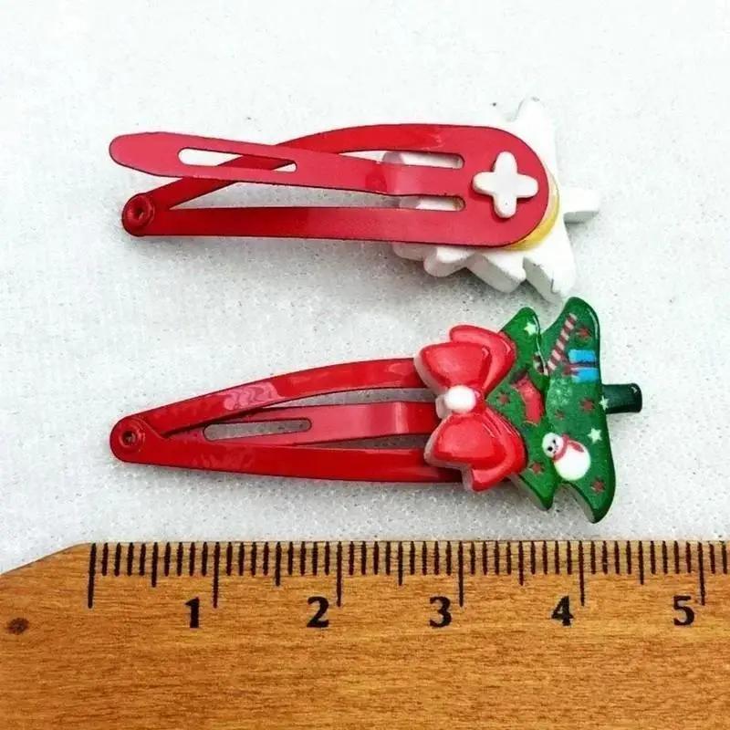 10 Stück Kinder Mädchen Süßigkeiten Haarnadel Baby Haarspange Weihnachten Haarspangen Weihnachten Stirnbänder