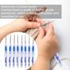 Crochet Hooks Needles for Arthritic Hands, 16 Piece Set Extra-Long Chinese Style Crochet Hook Set Ergonomic Soft Grips Knitting Hook Metal Crochet