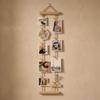 Handcrafted Hanging Photo Display Minimalist Photo Collage Frame Wooden Hanging Photo Clip  Gift