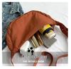 Korean Style Pleated Dumpling Bag: Lightweight Solid Color Shoulder & Crossbody Bag