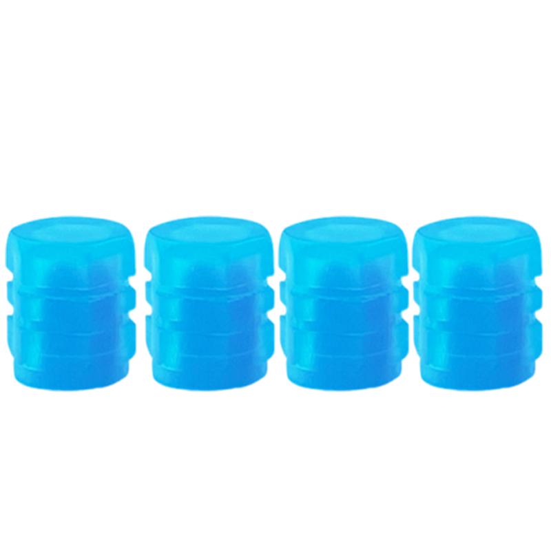 4/100PCS Car Luminous Tire Valve Cap Motorcycle Bike Wheel Nozzle Night Glowing Fluorescent Decor Tyre Valve Stem Luminous Caps