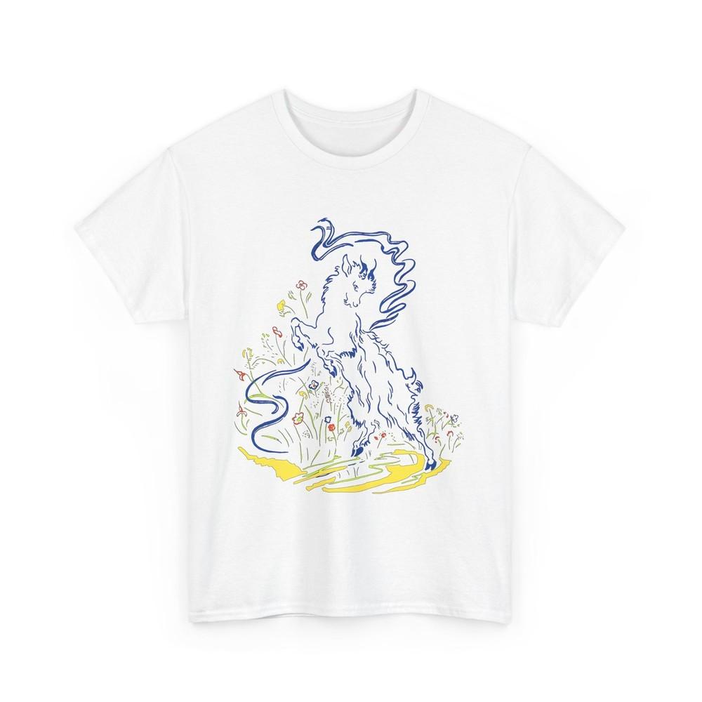 

mid twentieth century french children s book good goat tshirt 3XL