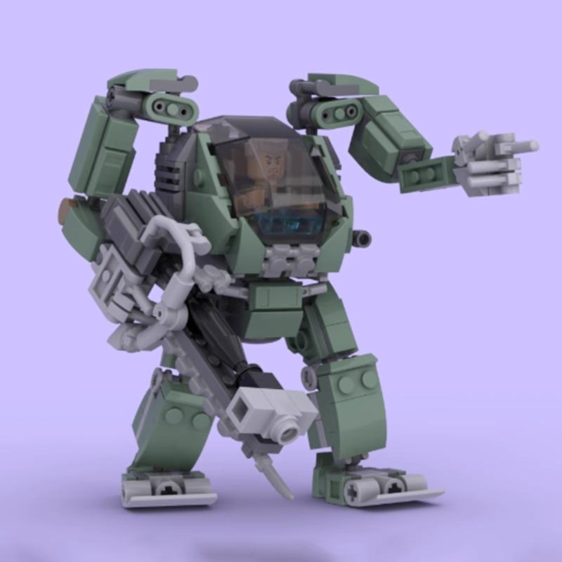 Building Block Kit Mecha Robot Boy Assembled Toy Gift